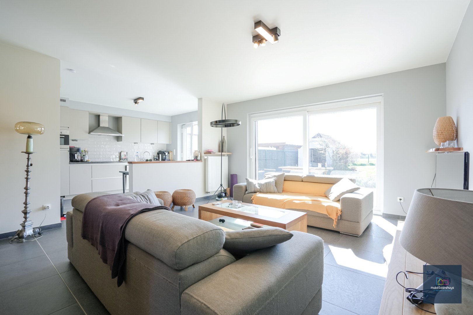 Rustig gelegen woning met 3slpk, garage en tuin 