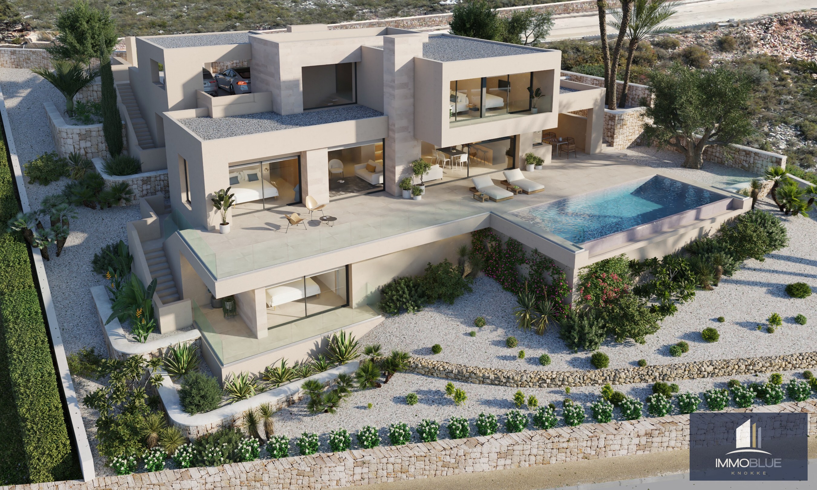 Moderne luxe met spectaculair zeezicht in Cumbre del Sol. 