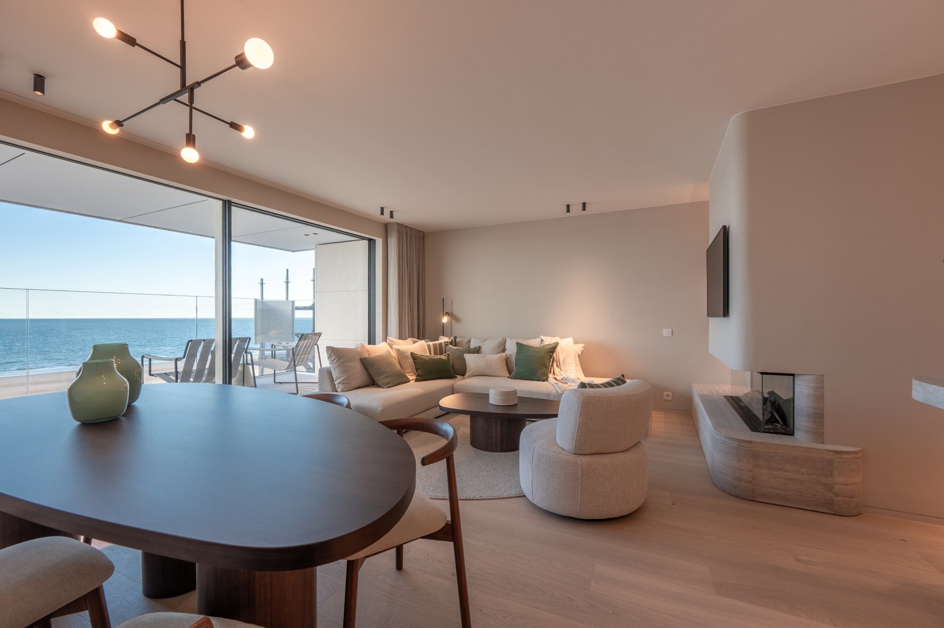 Residentie Milenka - Prachtig bovenbouwproject met panoramisch zeezicht in het Zoute. 
