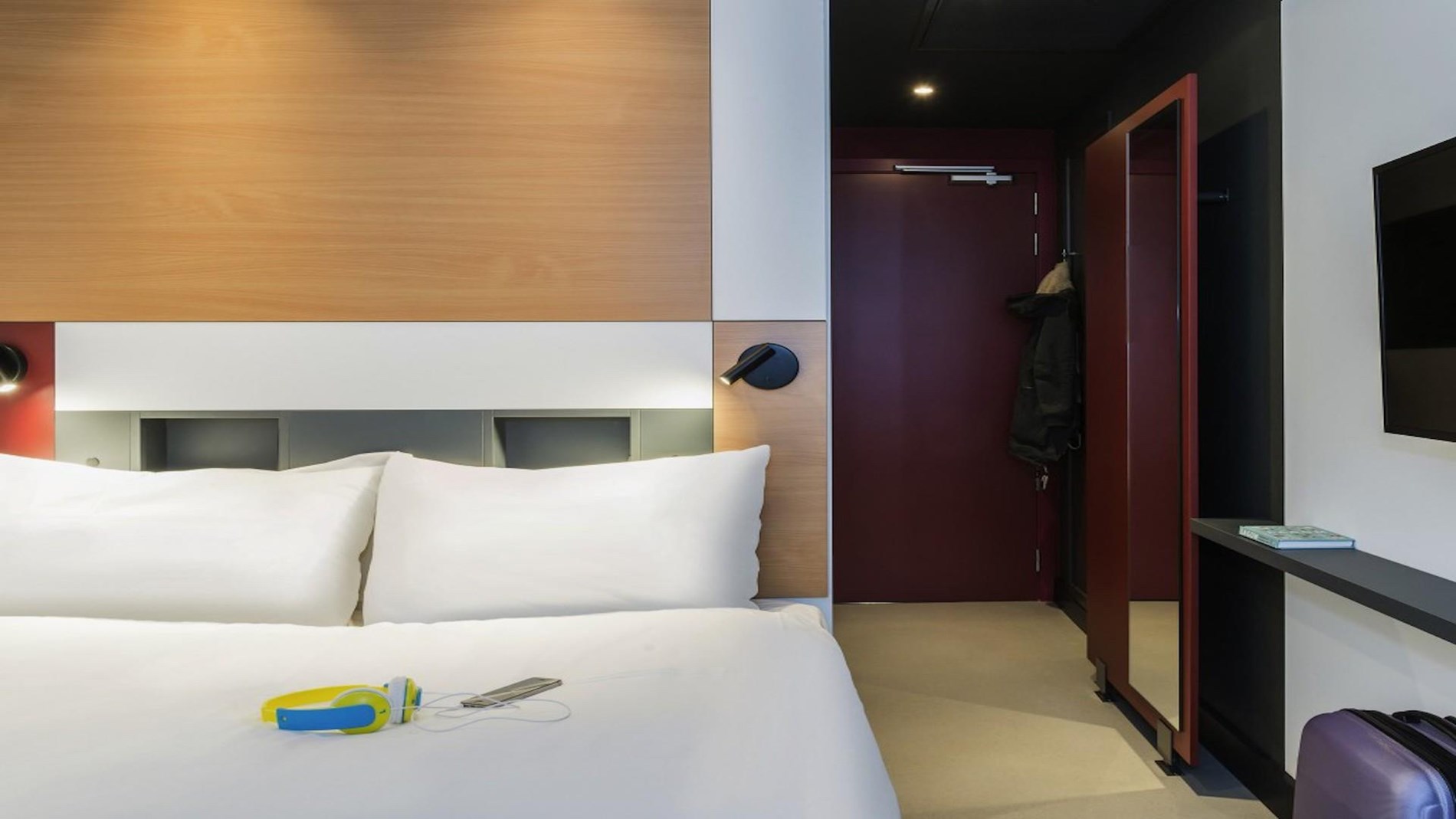 Mooie hotelkamer in het Ibis-hotel te Blankenberge 