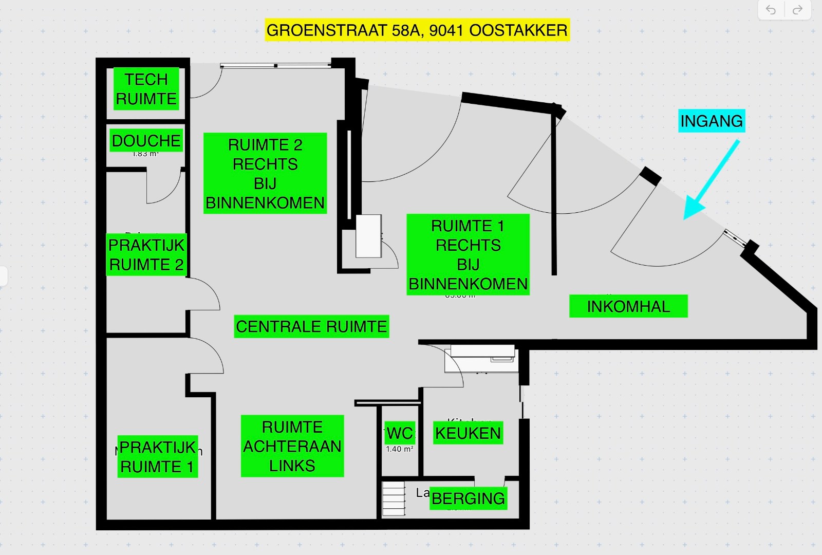Handelspand op goede locatie 