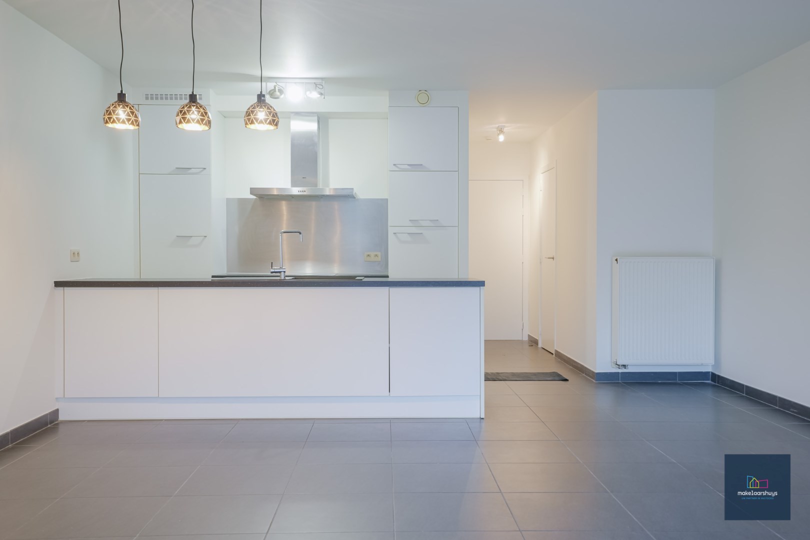 2 slp. app met terras te Mariakerke 