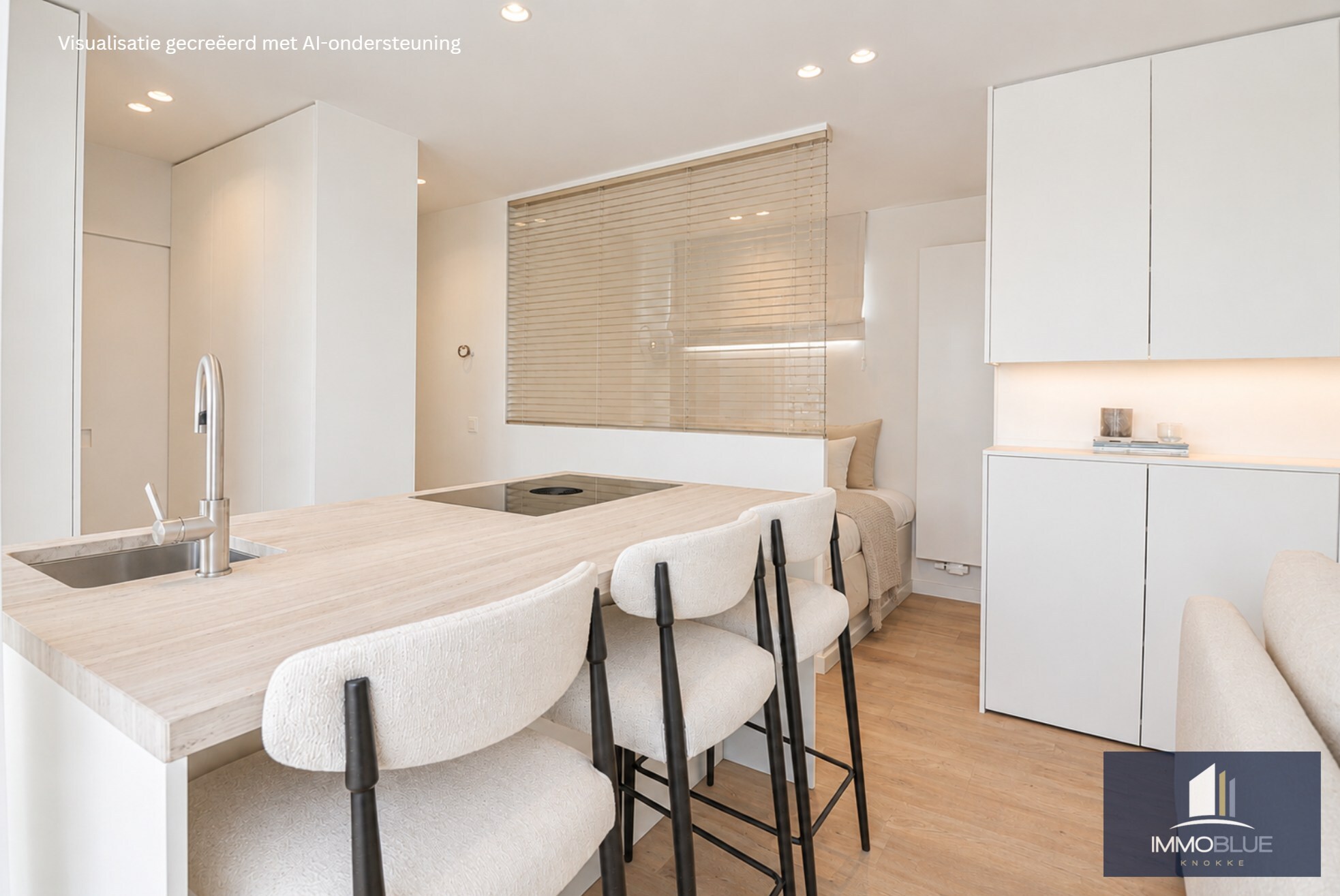Volledig gerenoveerd dakappartement met een terras van ongeveer 45 m². 