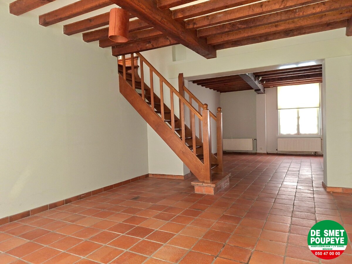 Typische Brugse woning met binnenpatio/tuintje 