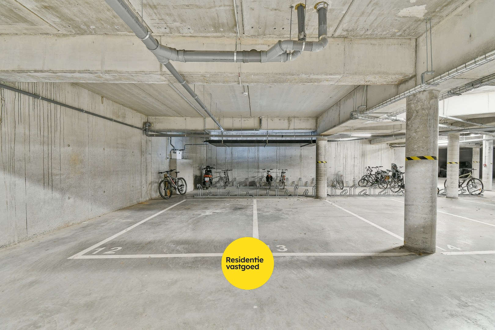 Ondergrondse parkeerplaatsen te koop in het centrum van Gistel 