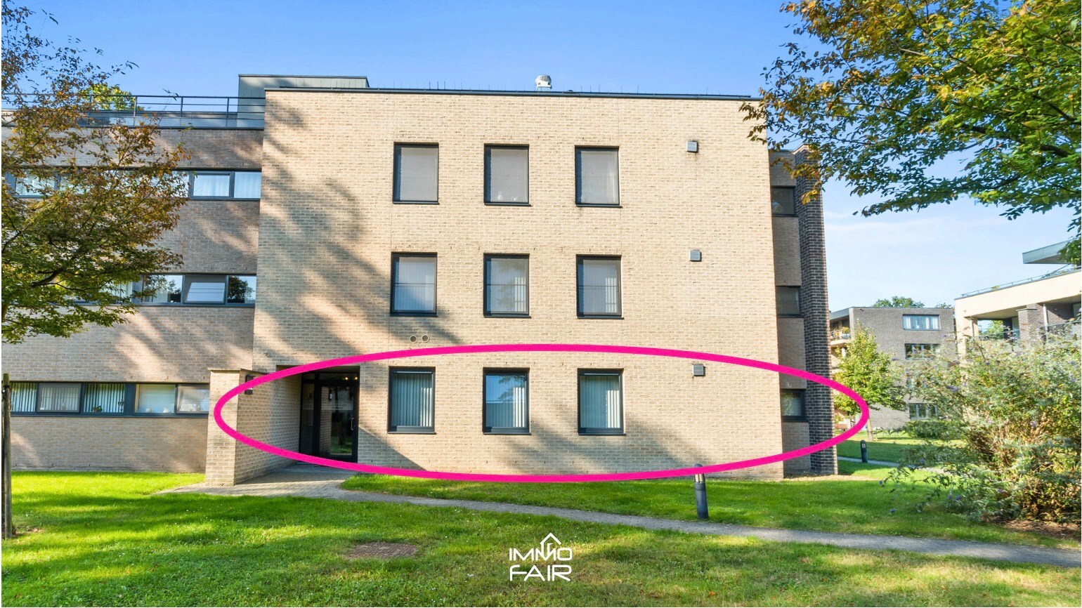 Instapklaar gelijkvloers appartement in een rustige, groene omgeving in Genk 