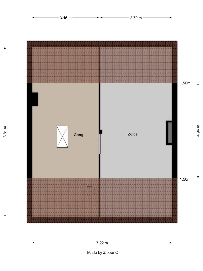 Woning met 3 slaapkamers,  tuin en garage in Kessel-Lo! - EPC 611 kWh/m² - bewoonbare opp. 156 m² 