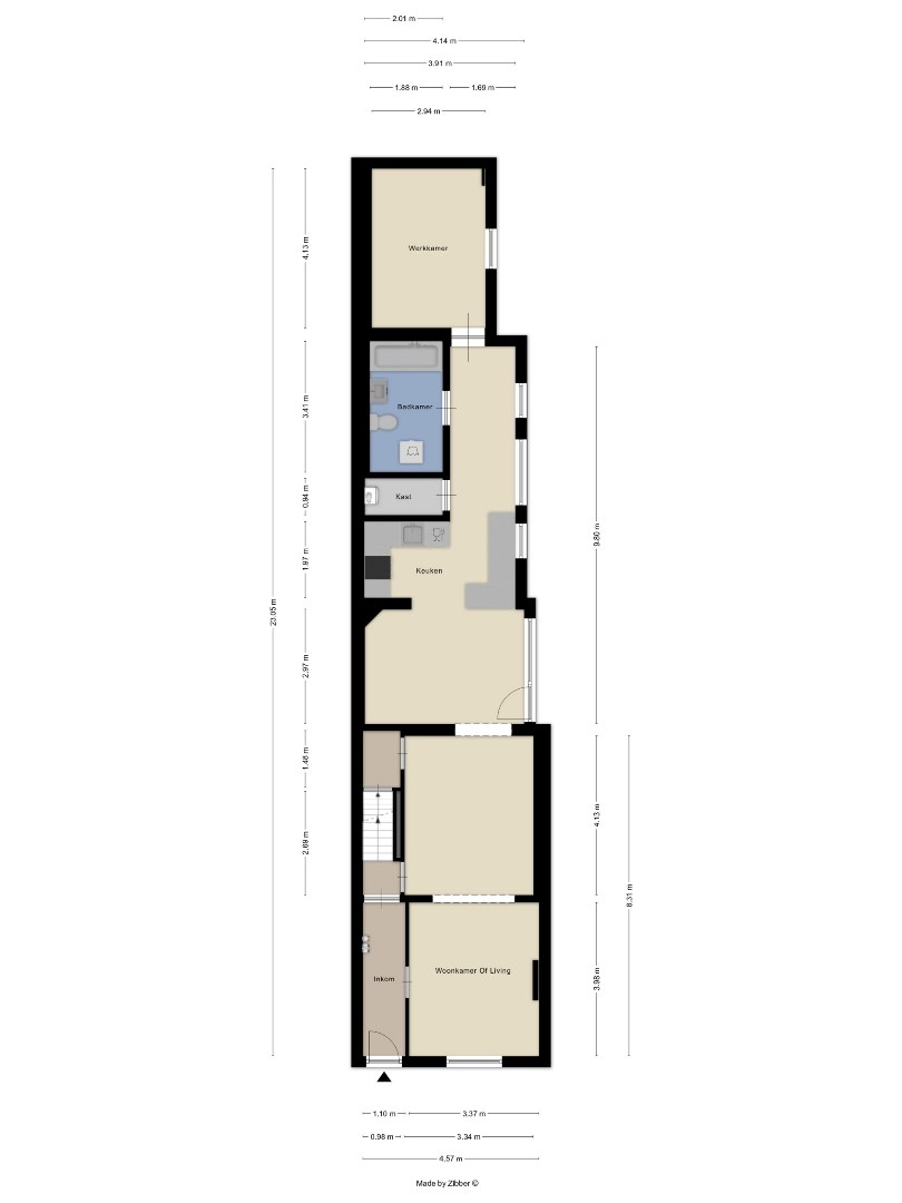 Zeer rustig gelegen half open bebouwing met 4 slaapkamers en ruime tuin in Pellenberg - EPC 162 kwh/m2 