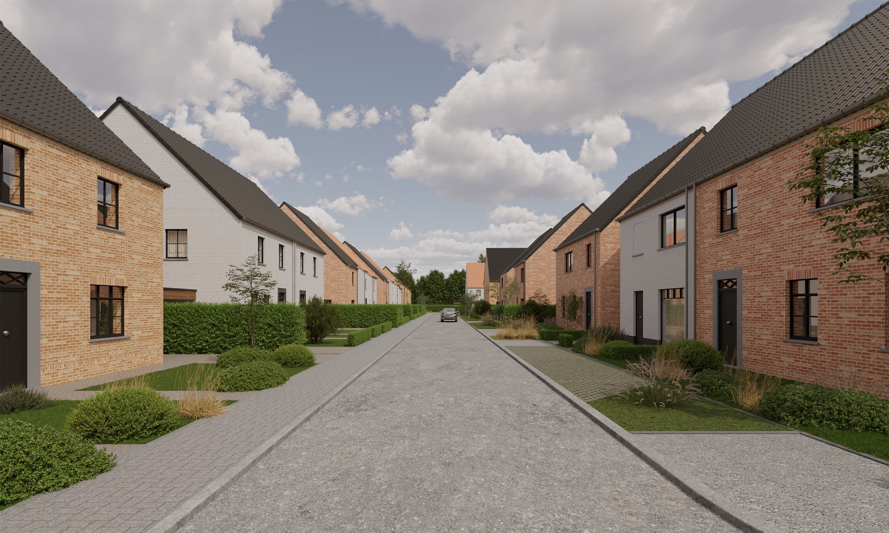 Unieke residentiële verkaveling in het centrum van Gistel 