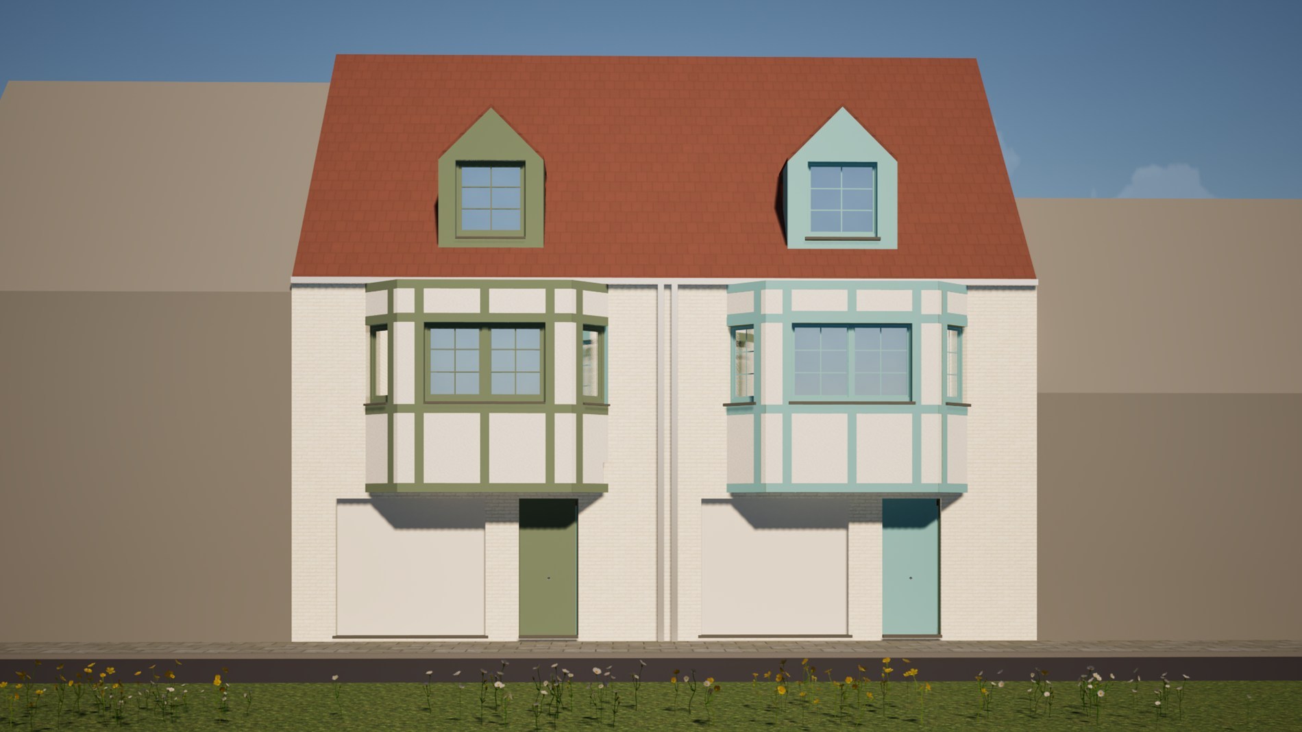 Unieke nieuwbouw bel-etagewoning in cottagestijl op topligging te Lombardsijde 