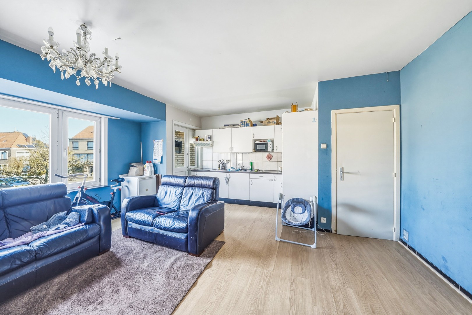 Opbrengsteigendom met 4 (vergunde) appartementen en garage te Bredene - Rendement 6,12% 