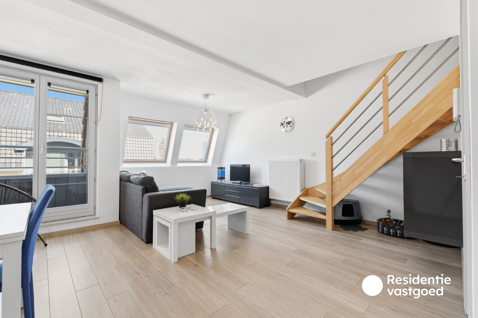 Charmant duplex-dakappartement in het centrum van Blankenberge! 