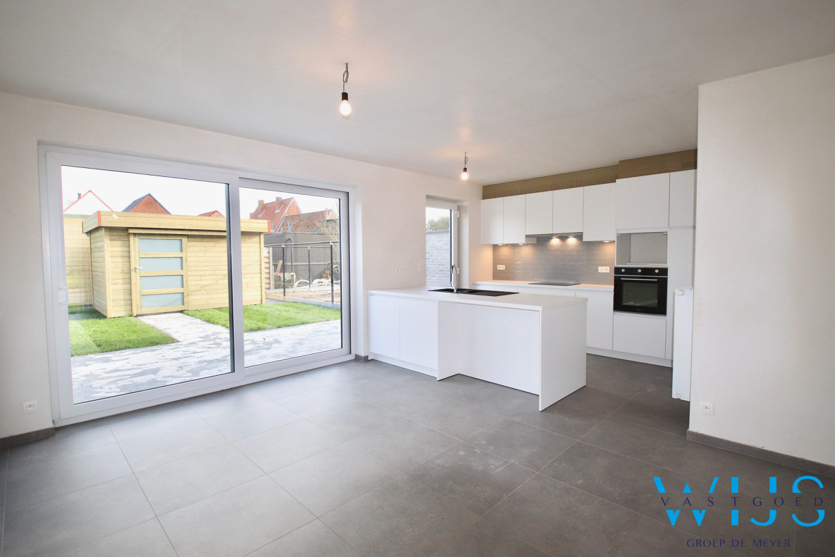Nieuwbouwwoning met 3 slaapkamers en tuin te Maldegem ! 
