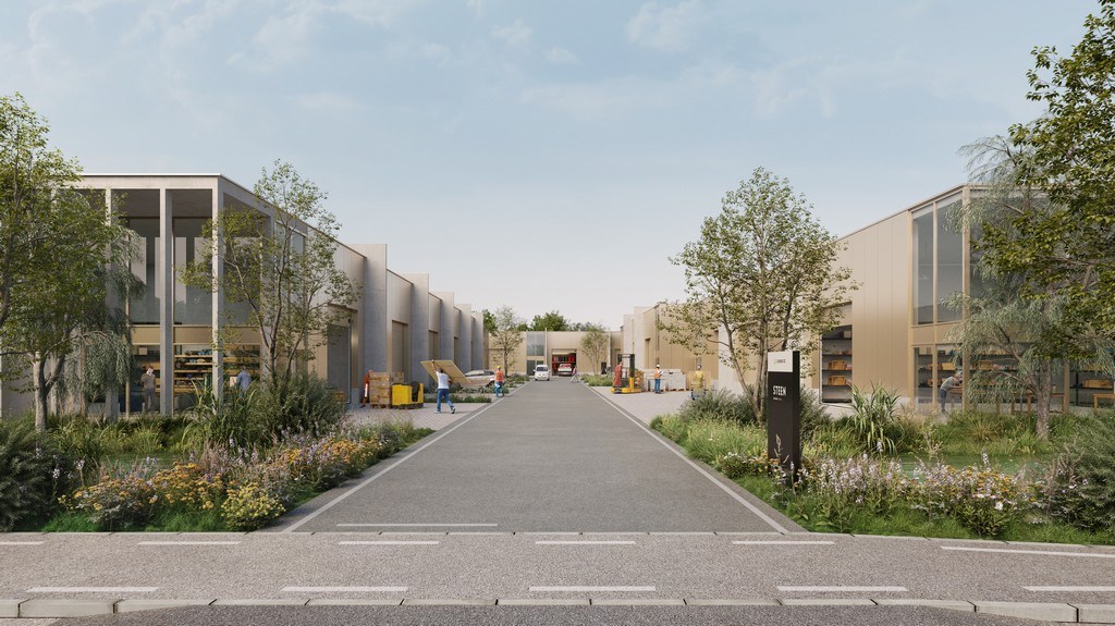 Nieuw te bouwen magazijnen te koop in Laarne