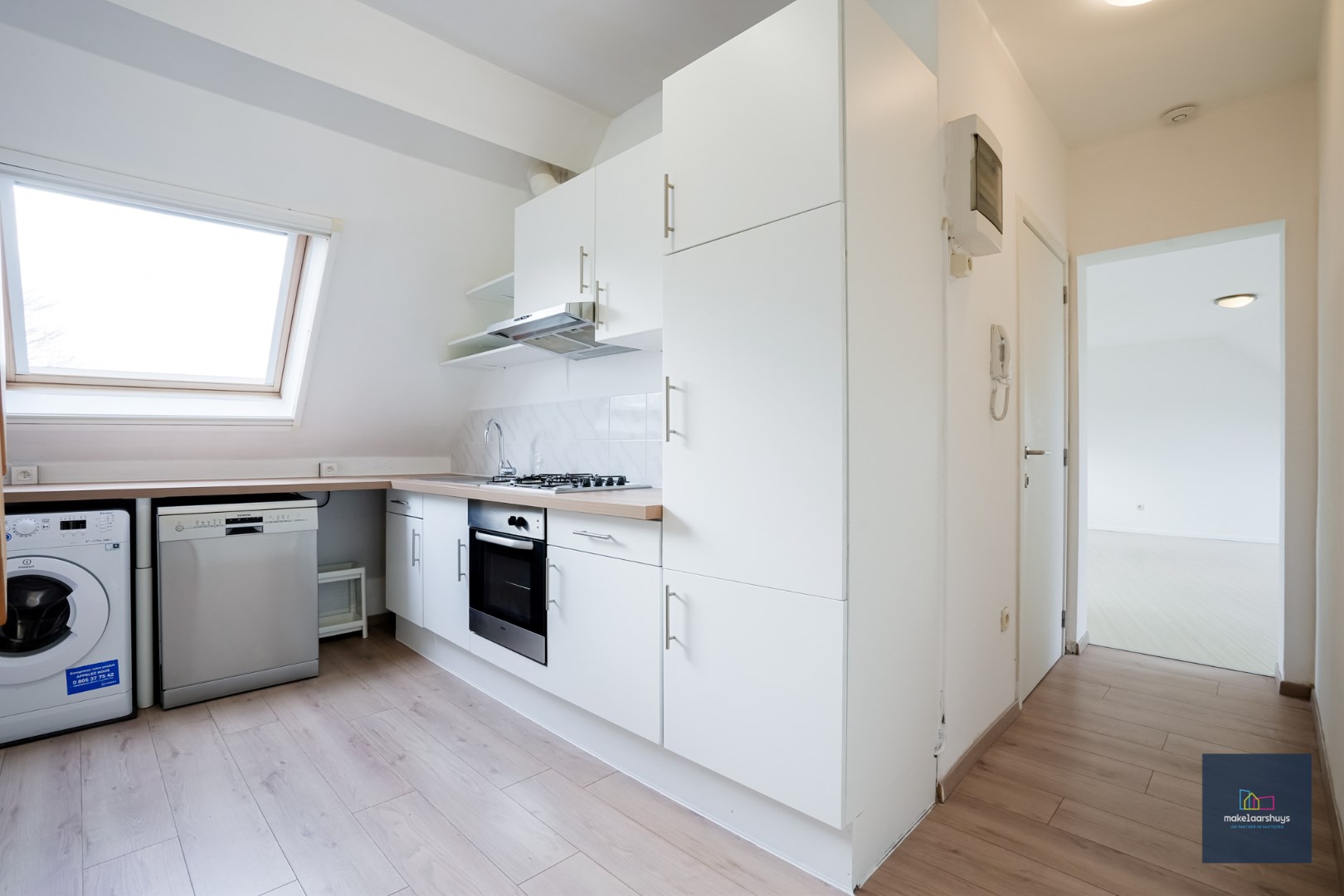 Rustig gelegen dakappartement nabij het centrum van Gentbrugge 