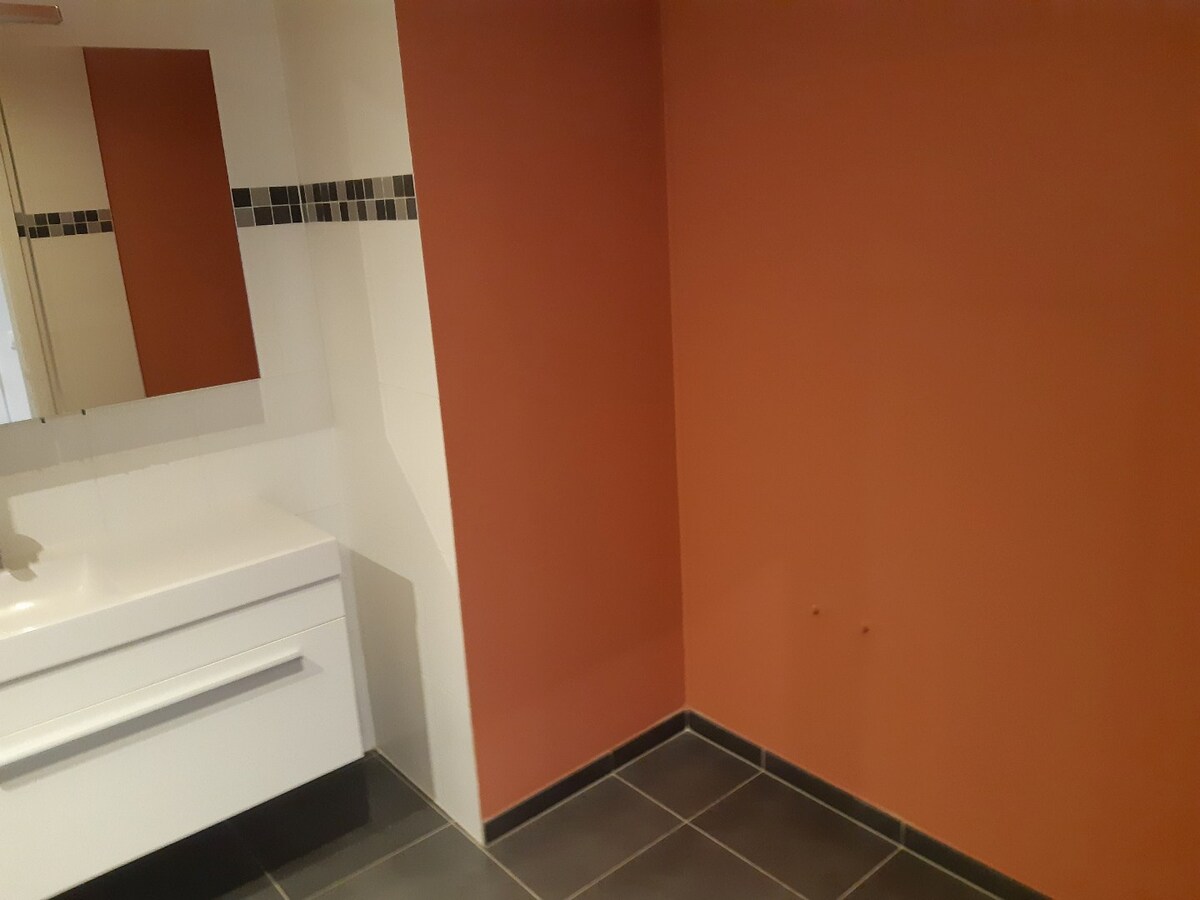 Ruim appartement met 2 terrassen. 