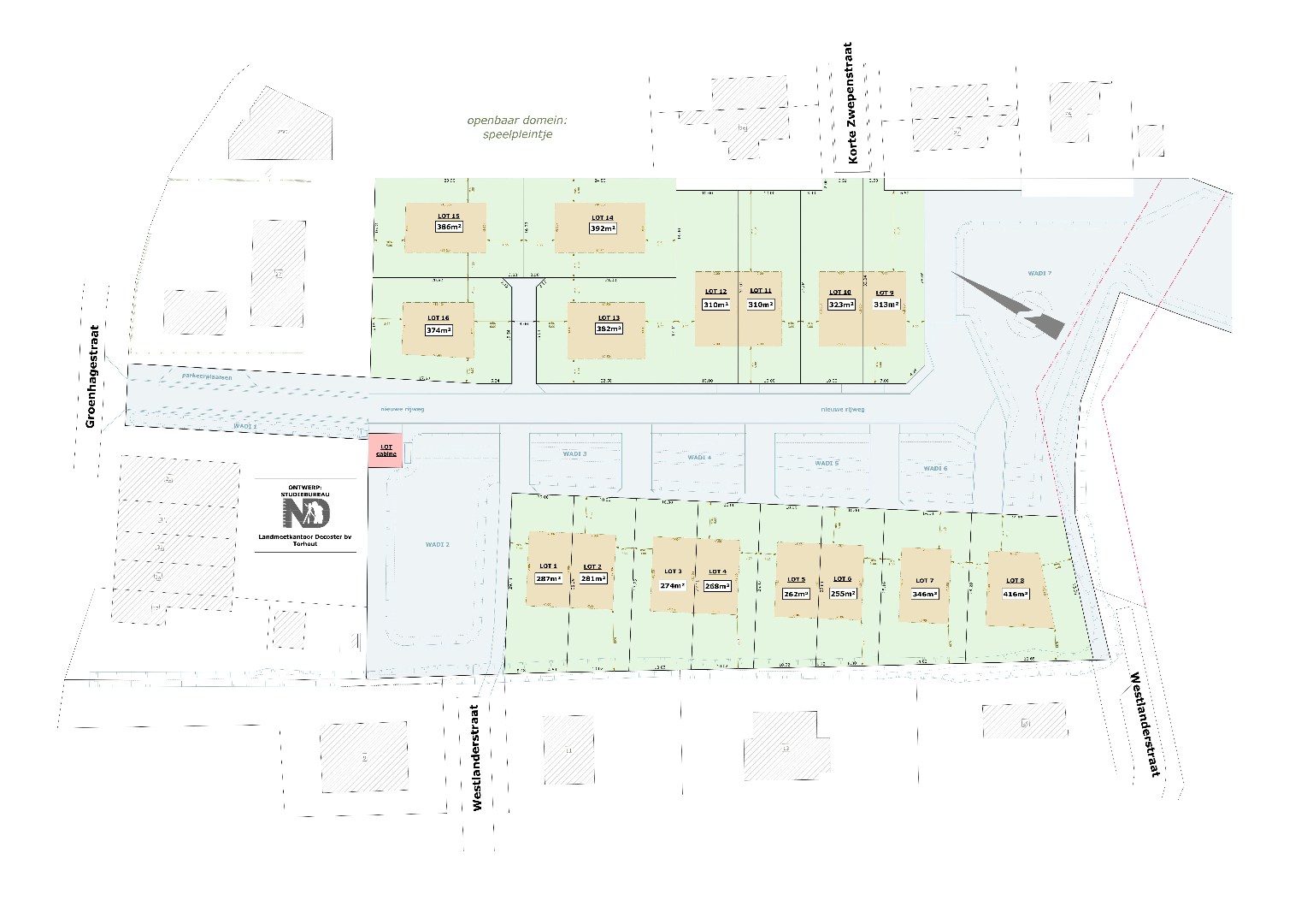 Unieke Bouwgrond (255 m²) voor halfopen bebouwing in groene omgeving nabij kanaal Plassendale-Nieuwpoort te Leffinge 
