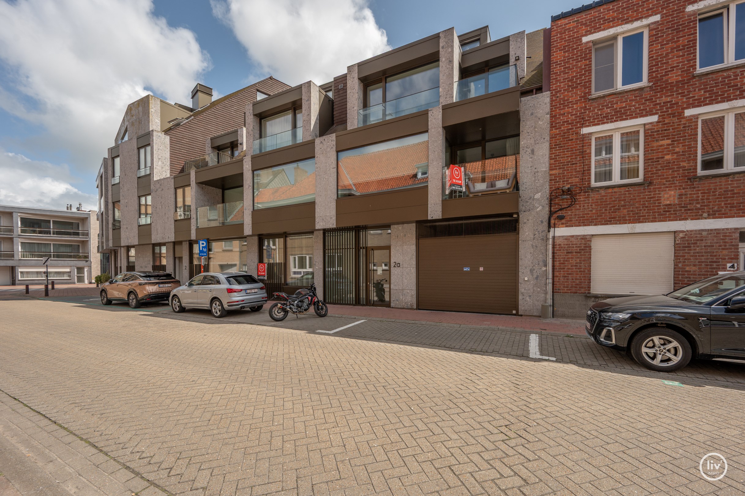 Appartement au rez-de-chaussée avec 1 chambre et terrasse, à proximité du centre commercial de Knokke. 
