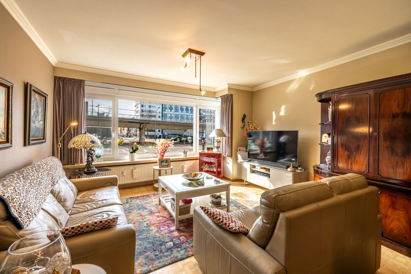 Appartement met twee slaapkamers en ruim terras 