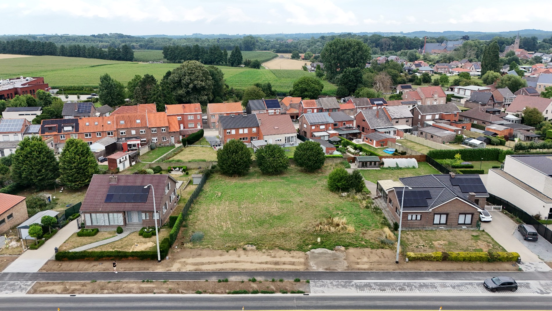 Bouwgrond voor open bebouwing centrum van Heers 