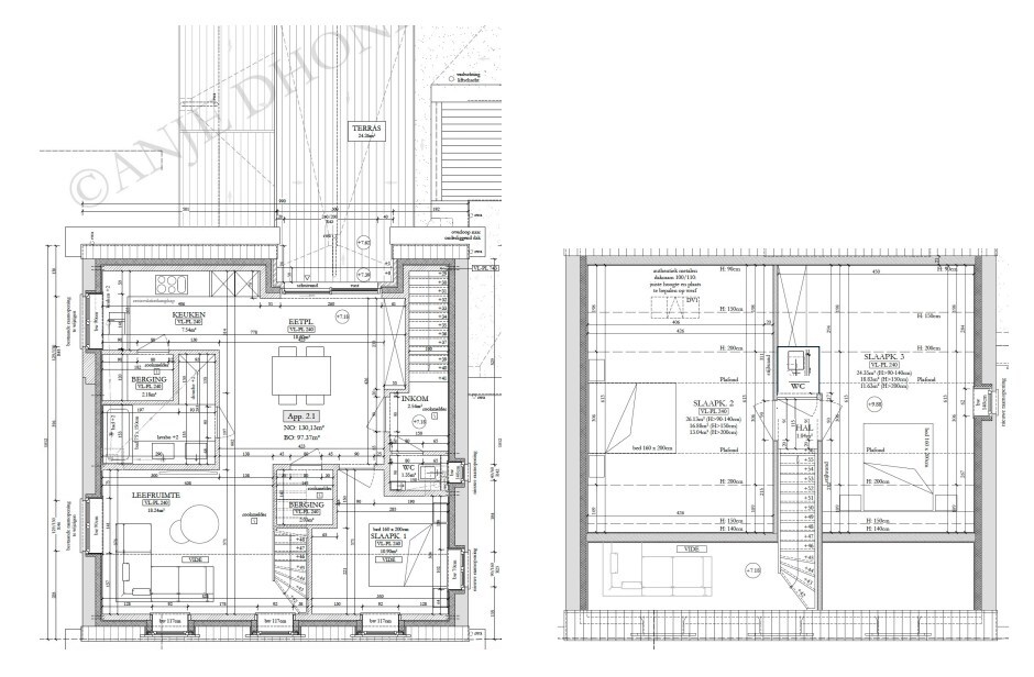 Prachtig 3-slaapkamerappartement met staanplaats in het voormalige gemeentehuis van Vleteren 