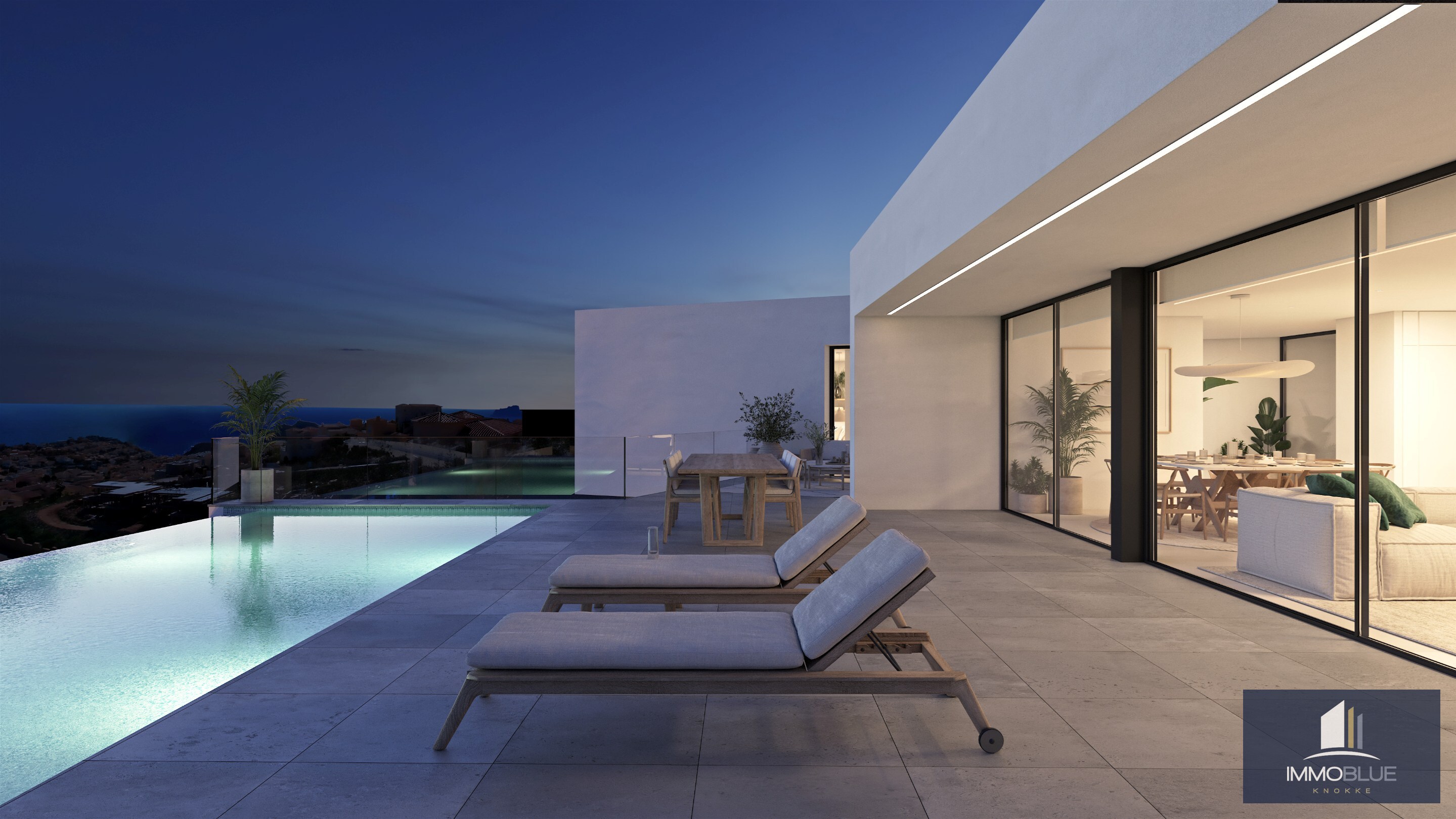 Luxe et tranquillité au bord de la Méditerranée. 