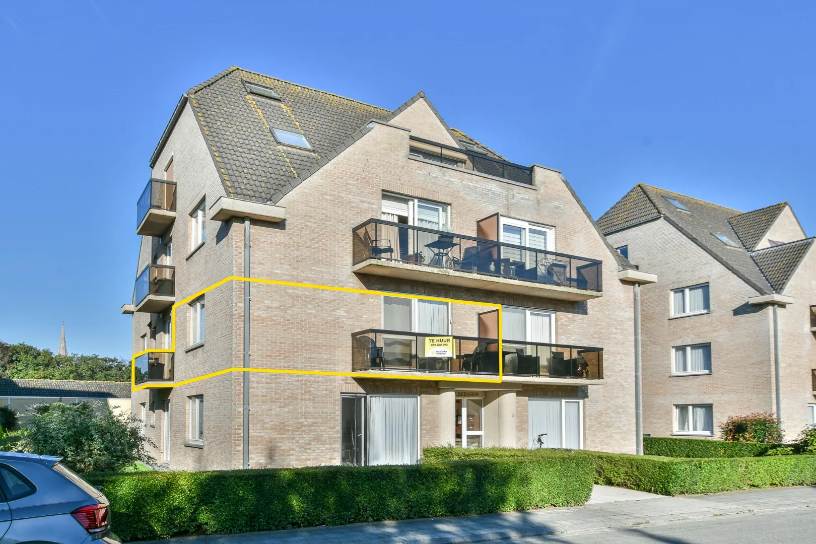 Ruim appartement te huur in Residentie Meulekenhof met 2 slaapkamers en garage