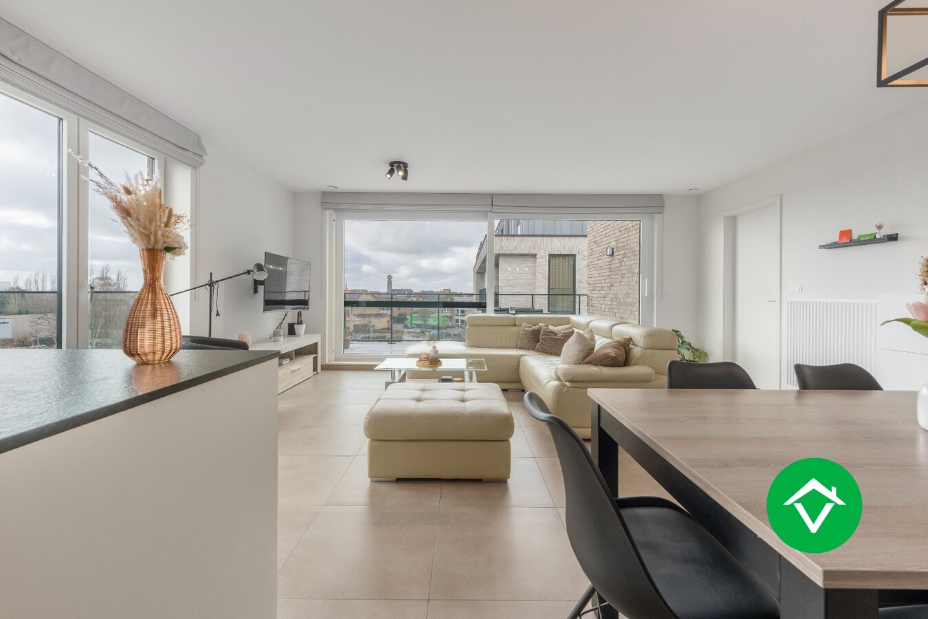 Recent topappartement (2023) met 2 slaapkamers én garage te Diksmuide 