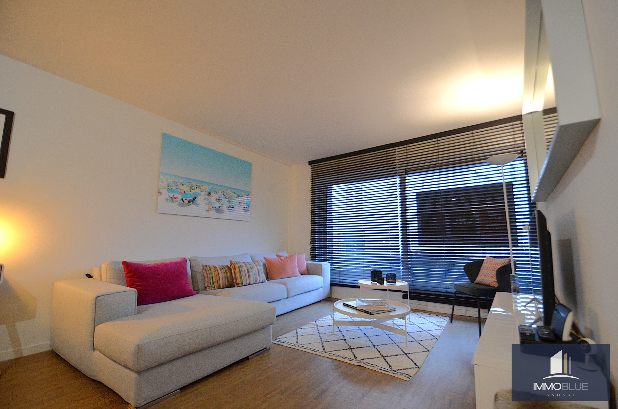 Appartement avec jardin situé au calme, à proximité de l’Avenue du Zoute. 