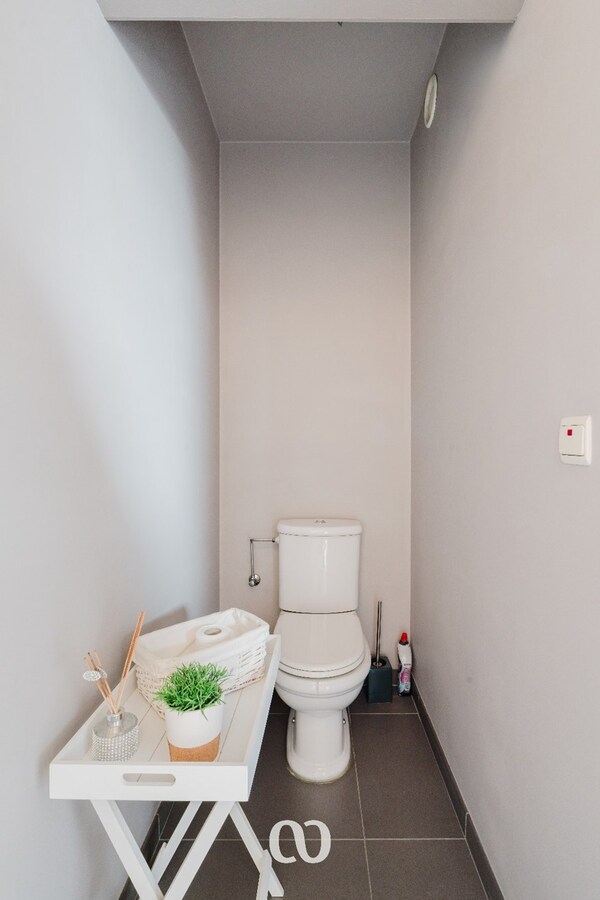 Prachtig gelegen duplex appartement met drie slaapkamers en garage 