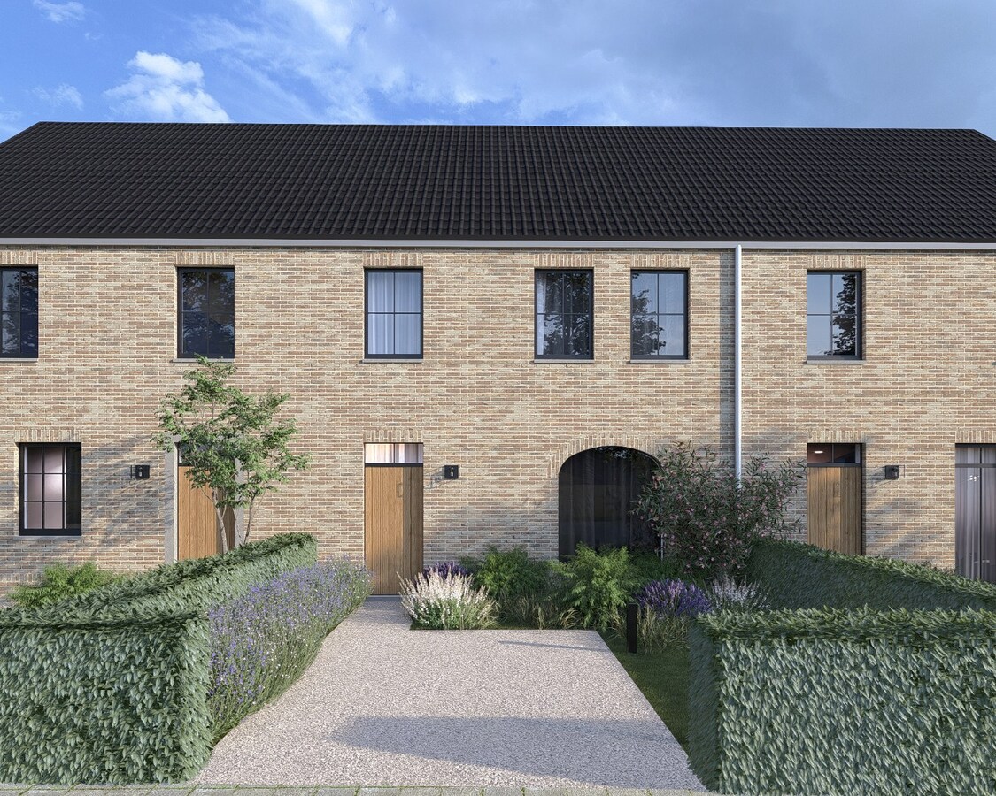 Charmante nieuwbouwwoning, in een kleinschalig project van 3 woningen, op een perceel van 3a38ca! 