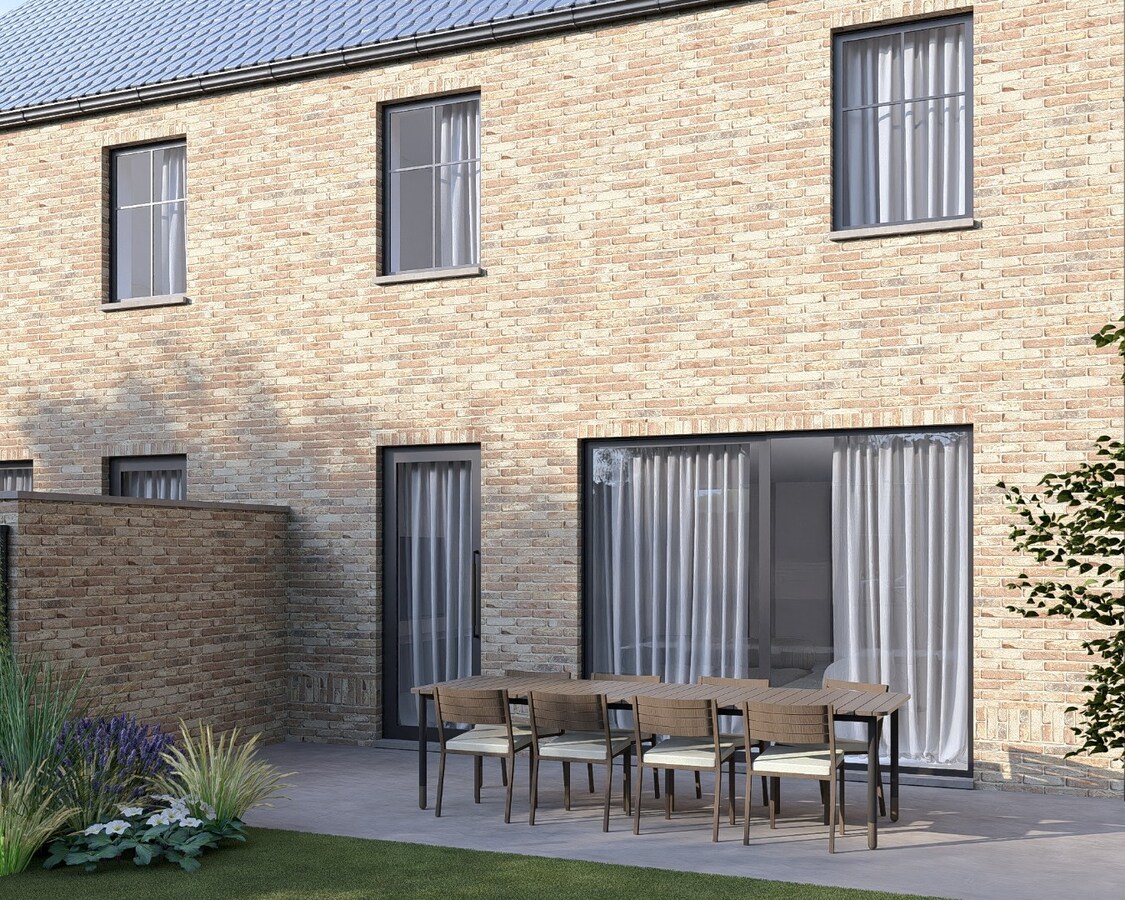 Halfvrijstaande nieuwbouwwoning gelegen op een perceel van 3a23ca op een gunstige locatie nabij het centrum van Bree! 