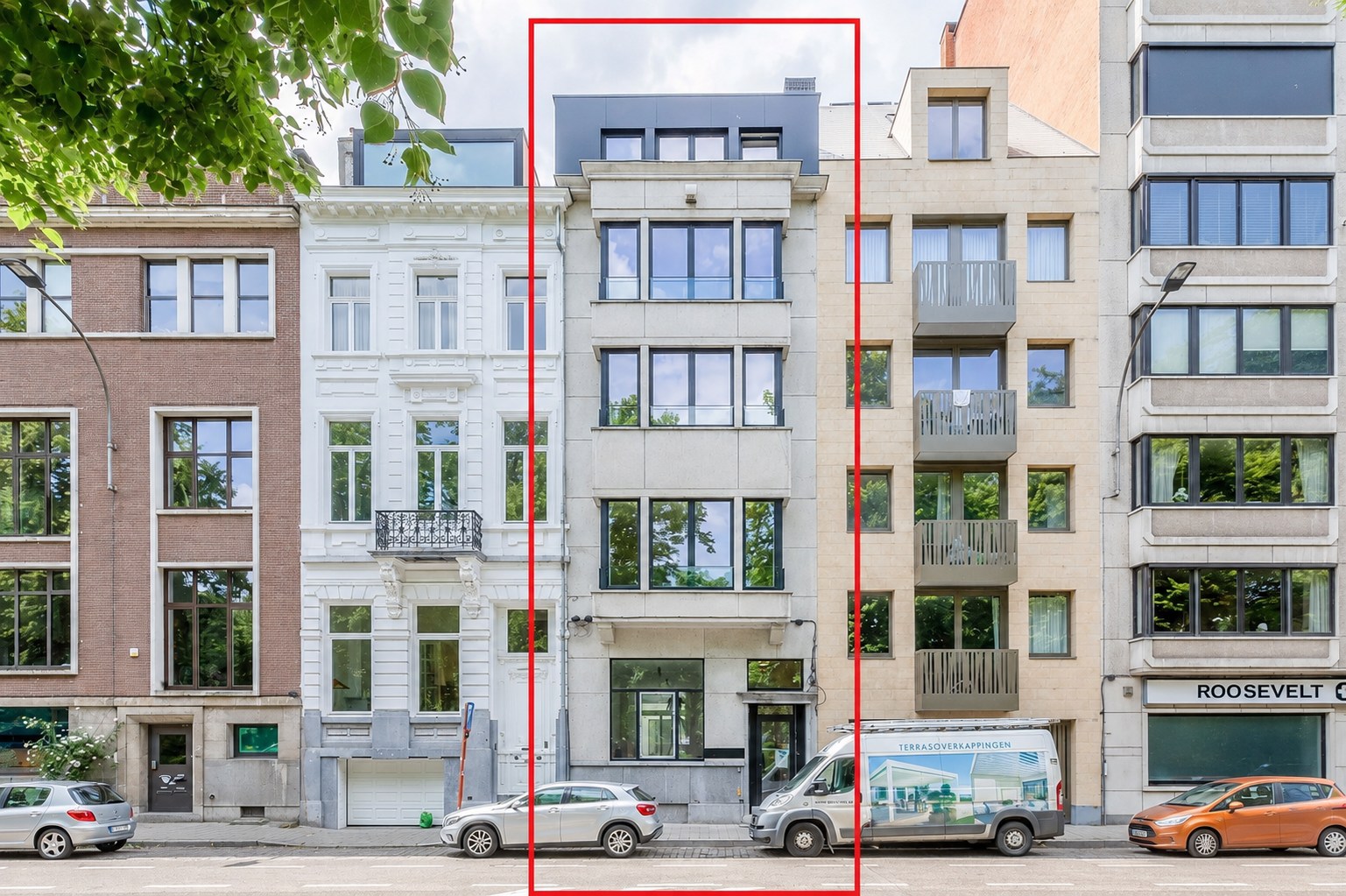 Gunstig gelegen 2 slaapkamerappartement met terras  nabij het Zuidpark 