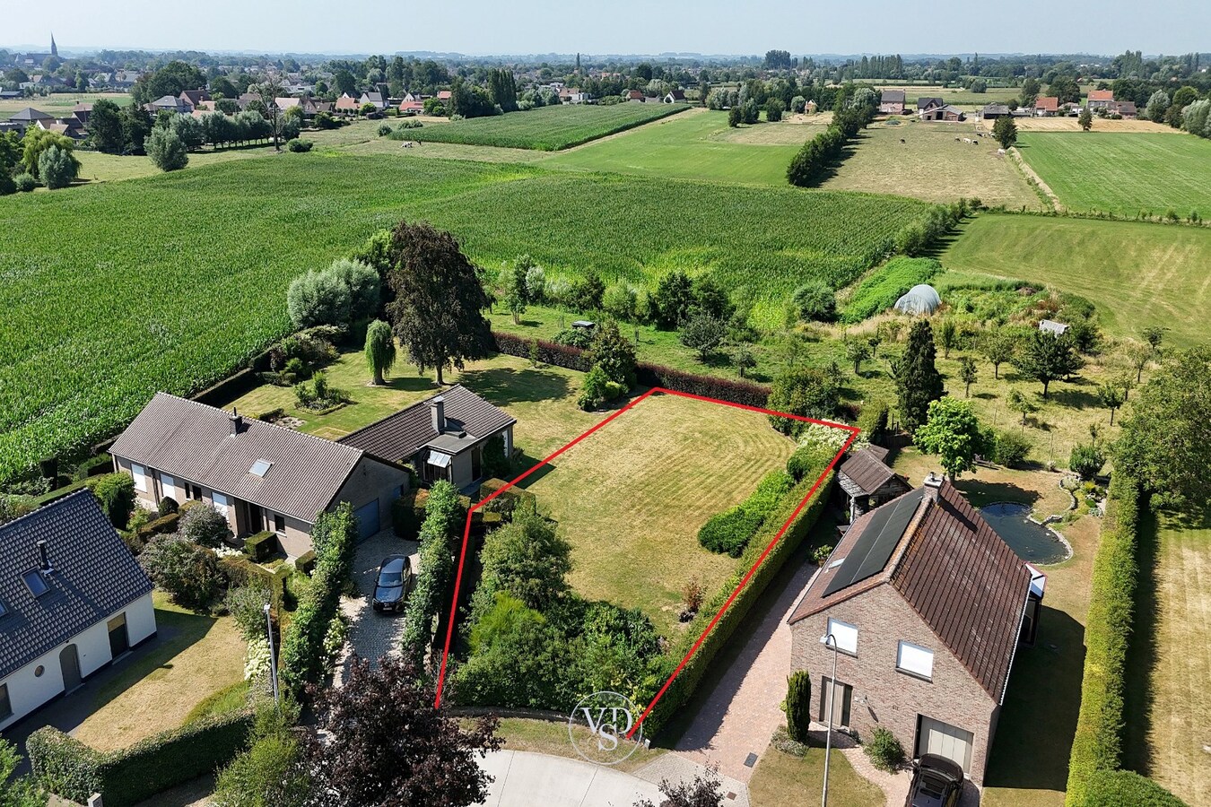 Exceptioneel gelegen bouwgrond. 