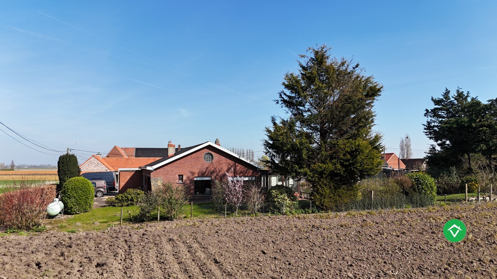 Rustig gelegen open bebouwing met landelijke vergezichten te Koekelare 