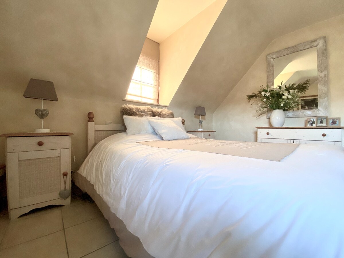 Vaste propriété sur 52 ares comprenant une habitation de 300 m² et un espace pro ou détente de 150m². 