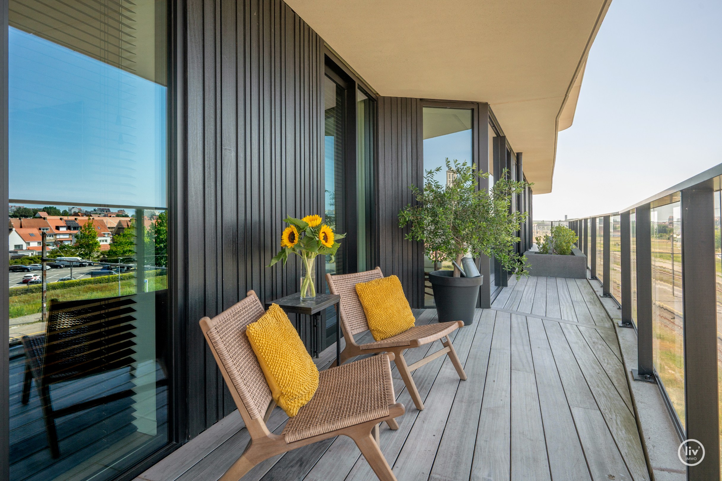 Lichtrijk appartement met groot terras te Res. Lake Garden - Duinenwater 