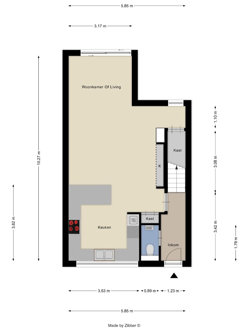 Instapklare woning met 4 slaapkamers, aangename leefruimte met staanplaats - EPC 89Kw/m² 