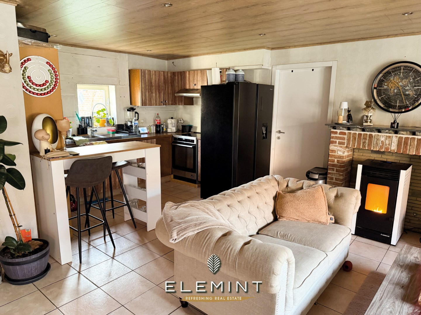 Heel rustig gelegen gezellige woning te Hillegem 