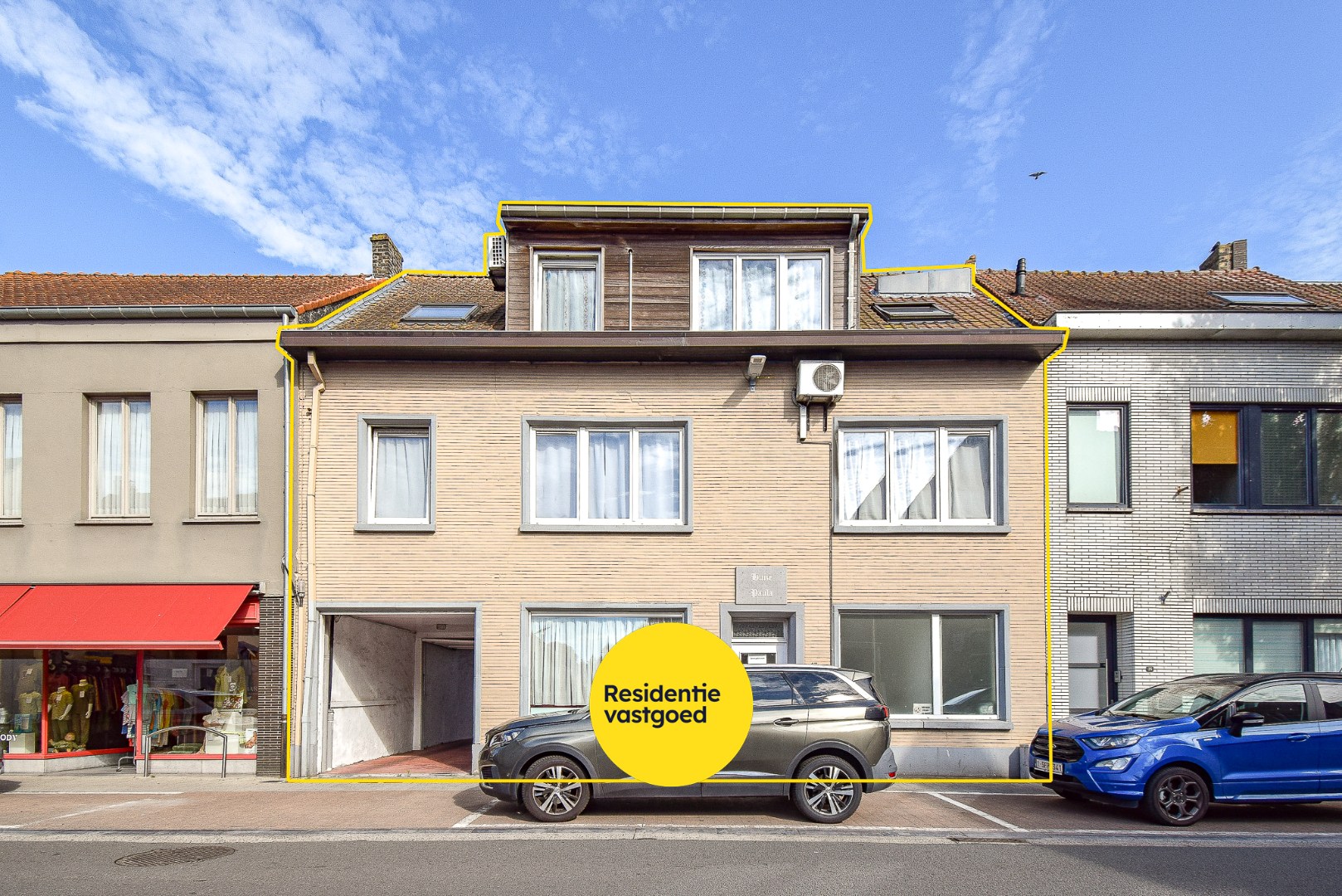 Opbrengsteigendom met 7 entiteiten in centrum Gistel 