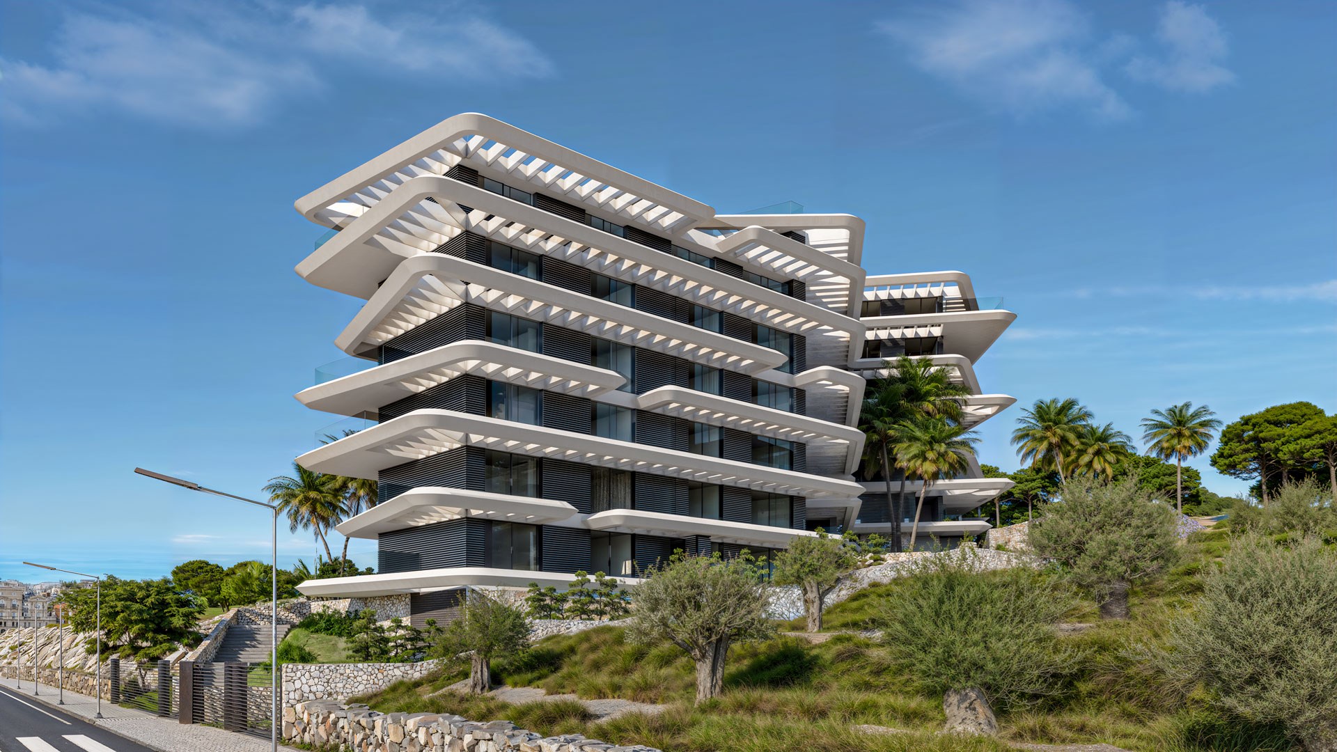 Las Mesas Blue Horizon: Appartements de luxe avec vue panoramique, équipés d'une piscine intérieure, d'une salle de sport et d'un espace bien-être, à proximité du port et du pittoresque Estepona. Vive 