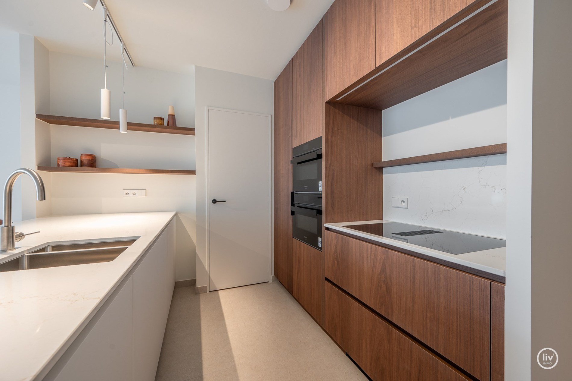 Appartement neuf exclusif avec trois chambres au cœur de Knokke. 