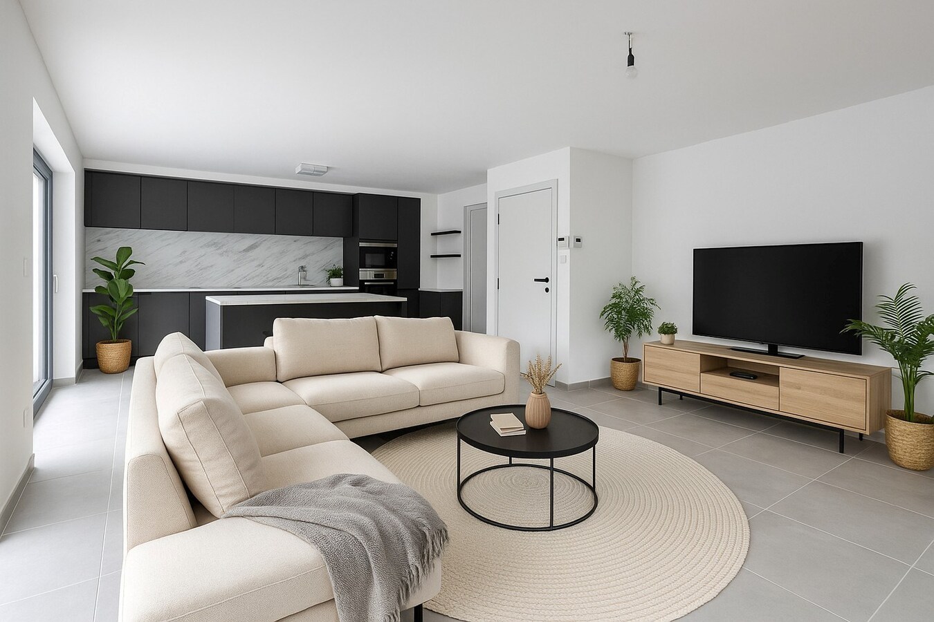 Ruime duplex met 3 slaapkamers 