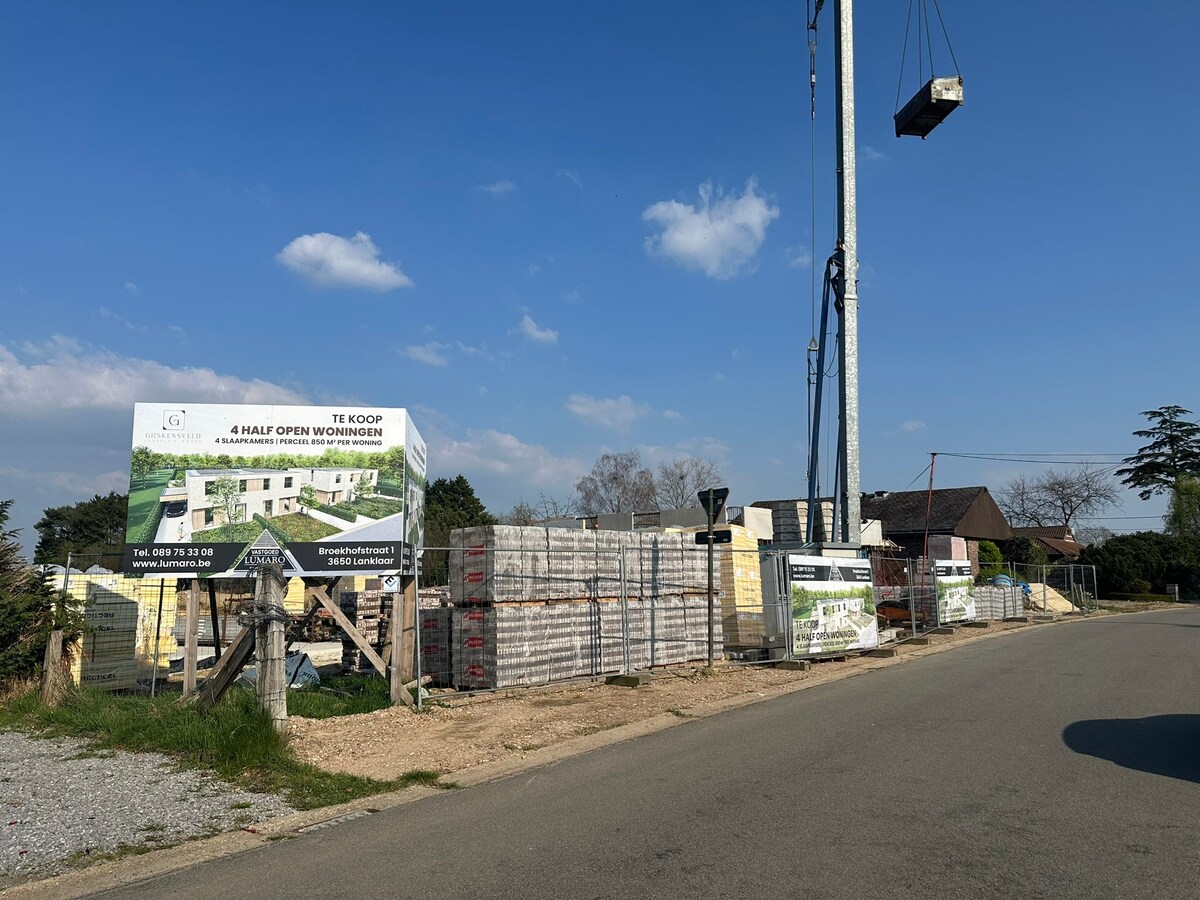 “Gijskensveld”: 4 luxueuze woningen op landelijk-residentiële locatie 