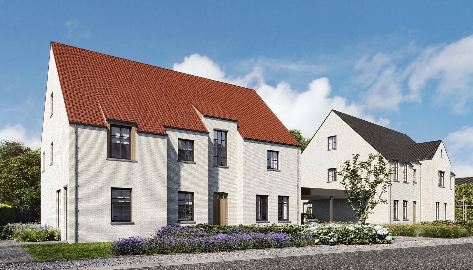 ENERGIEZUINIGE HALFOPENBEBOUWING MET 3 SLAAPKAMERS TE KERMT 