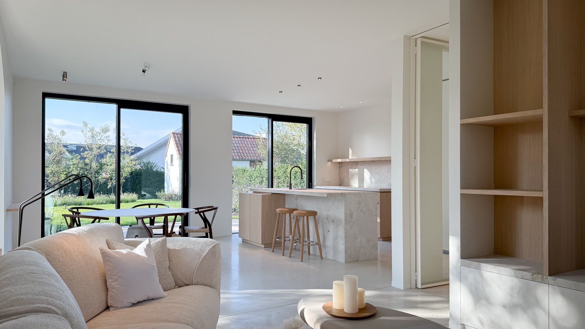 Magnifieke koppelvilla, ideaal gelegen aan de rand van het Zoute. 