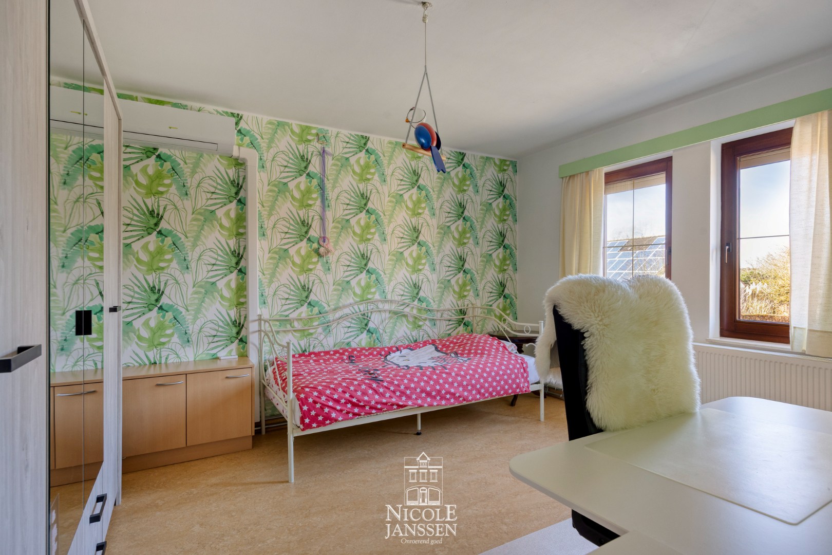 Luchtige kamer met airco 