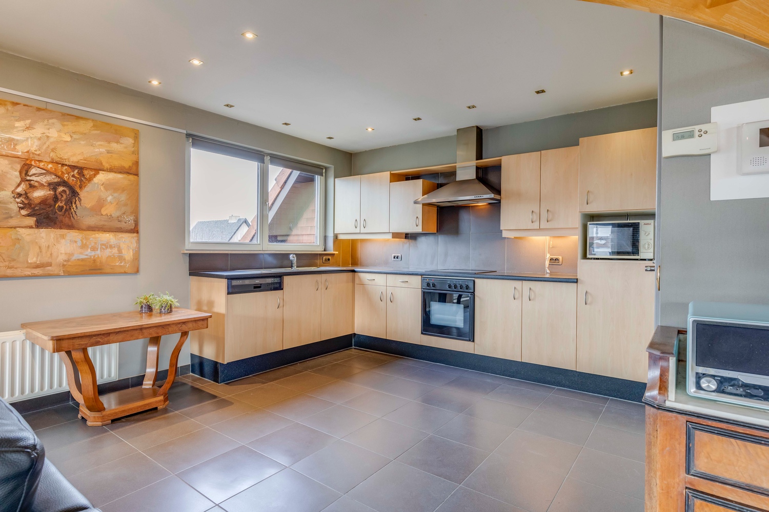 Duplex appartement, 3 slaapkamers en garage hartje Herzele 