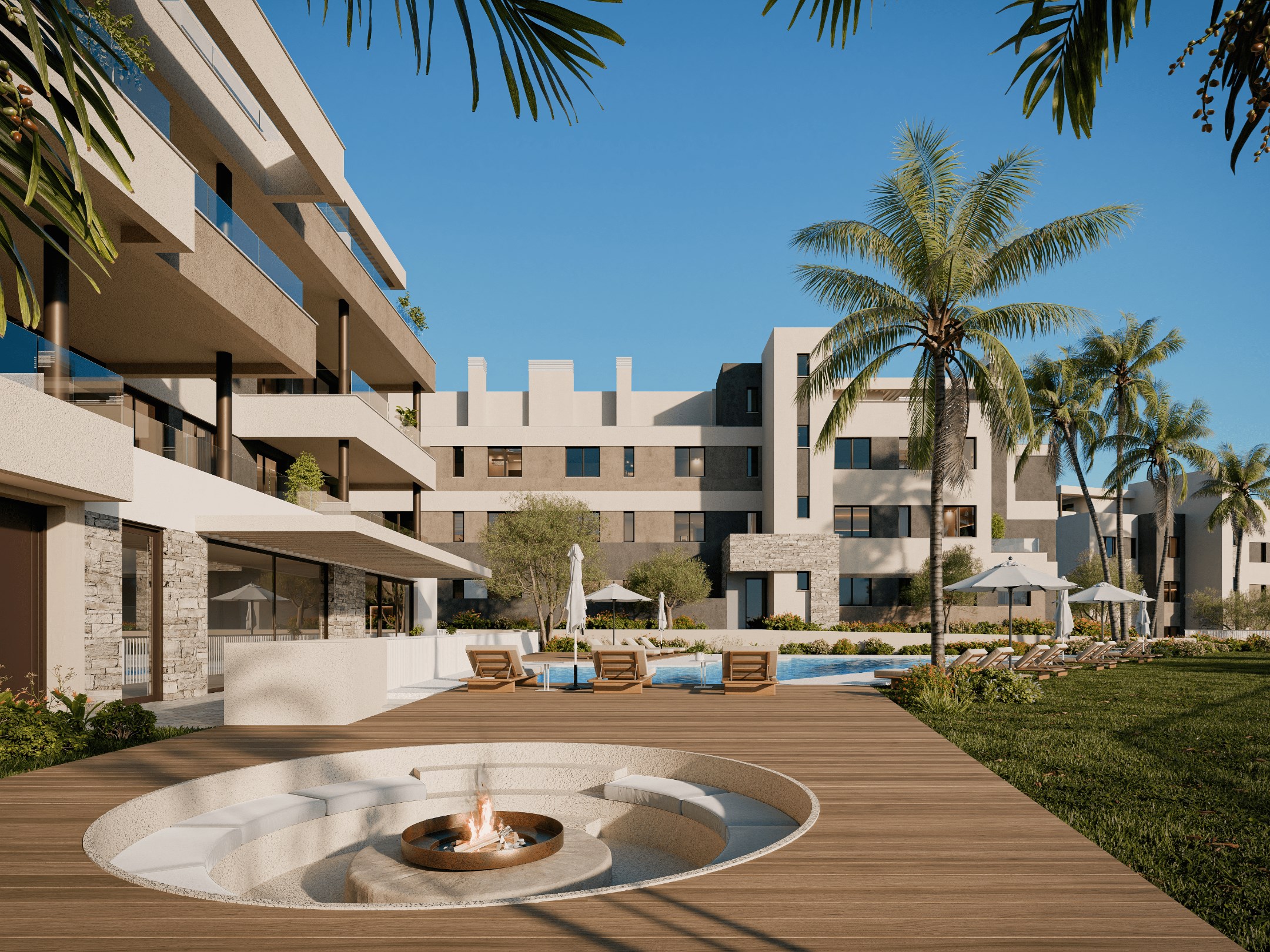 Balance, complexe moderne avec 75 appartements dans le magnifique Mijas. Profitez de vues sur la mer et la montagne et profitez des espaces communs, parfaits pour la détente, le sport et le bien-être. 