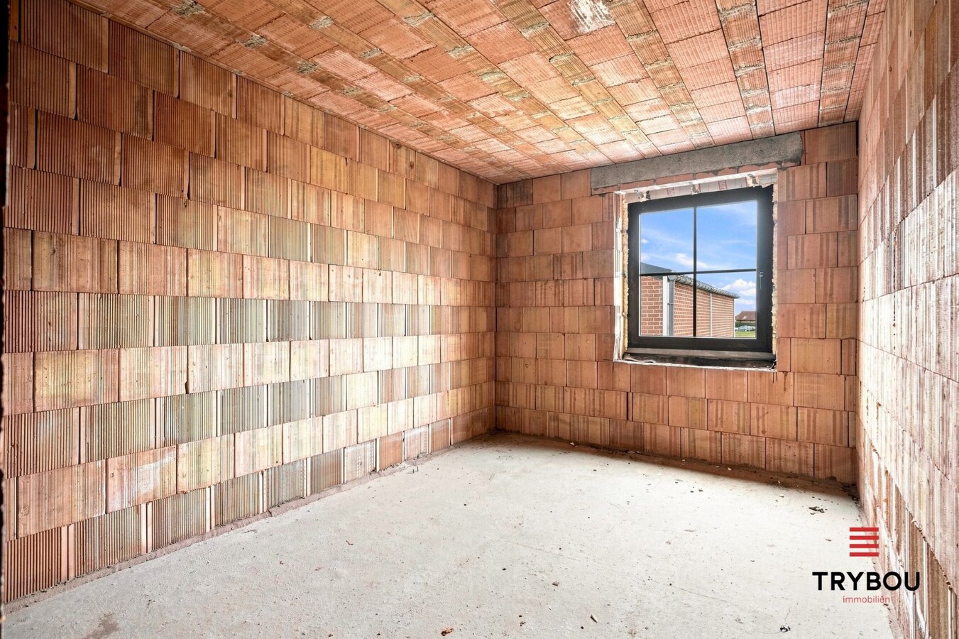 Ruime casco halfopen nieuwbouw met loods van 194m² in Merkem! 